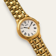 Load image into Gallery viewer, Vintage 90s Gold-Plated Ladies&#39; Seiko Quartz Watch - Round Dial
