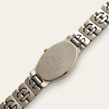 Load image into Gallery viewer, Vintage Ladies&#39; Two-Tone Seiko Quartz Watch - Blue Oval Dial
