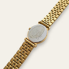 Load image into Gallery viewer, Vintage Gold-Plated Ladies&#39; Seiko Quartz Watch - Black Dial
