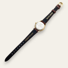 Load image into Gallery viewer, Vintage Timex Sun &amp; Moon Quartz Watch - Brown Leather Strap
