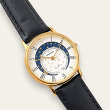 Load image into Gallery viewer, Vintage 90s Men&#39;s/Unisex Imado Sun &amp; Moon Phase Quartz Watch
