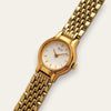 Vintage 90s Gold-Plated Ladies' Seiko Quartz Watch - Round Dial