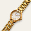 Vintage 90s Gold-Plated Ladies' Seiko Quartz Watch - Round Dial