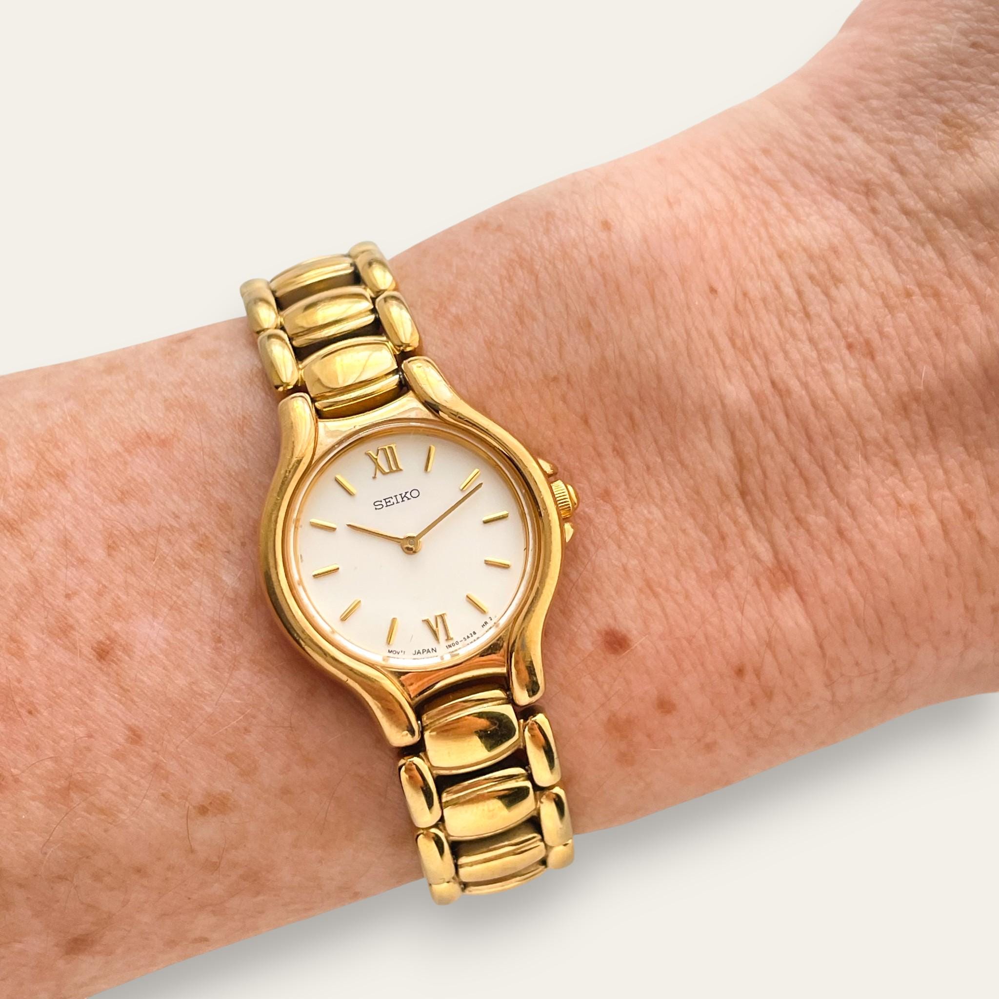 Vintage 90s Gold-Plated Ladies display picture 1