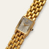 Vintage 00s Gold-Plated Ladies' Seiko Quartz Watch - Rectangular Dial