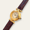 Vintage Must de Cartier Colisée Vermeil Quartz Original Strap