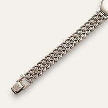 Load image into Gallery viewer, Rare 90s Ladies' Silver-Tone Seiko Quartz Watch - Intricate Bracelet
