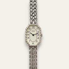 Load image into Gallery viewer, Rare 90s Ladies' Silver-Tone Seiko Quartz Watch - Intricate Bracelet

