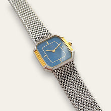Load image into Gallery viewer, Vintage Two-Tone Ladies' Seiko Lassale Quartz Watch with Blue Dial
