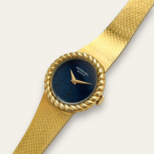 Load image into Gallery viewer, Vintage Gold-Plated Raymond Weil Ladies' Mechanical Watch - Blue Dial
