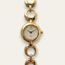 Load image into Gallery viewer, Vintage Ladies' Gold-Plated Accurist Pearl Quartz Watch - Mother of Pearl Dial
