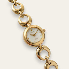 Load image into Gallery viewer, Vintage Ladies' Gold-Plated Accurist Pearl Quartz Watch - Mother of Pearl Dial
