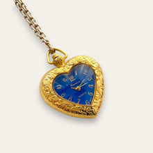 Load image into Gallery viewer, Vintage Heart-Shaped Ronica Pendant Watch - Quartz Movement
