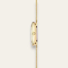 Load image into Gallery viewer, Ladies' Gold-Tone Accurist Quartz Watch - Green Malachite Dial
