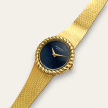 Load image into Gallery viewer, Vintage Gold-Plated Raymond Weil Ladies' Mechanical Watch - Blue Dial
