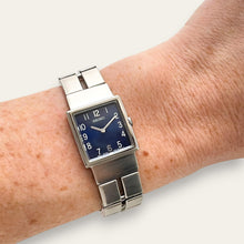 Load image into Gallery viewer, Ladies' Silver-Tone Seiko Quartz Watch - Blue Dial
