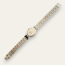 Load image into Gallery viewer, Vintage Ladies' Pulsar (by Seiko) Two-Tone Quartz Watch with White Oval Dial
