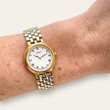 Load image into Gallery viewer, Vintage Two-Tone Ladies' Seiko Quartz Watch - Round Dial

