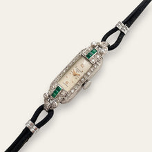 Load image into Gallery viewer, Vintage Ladies' Art Deco Baume et Mercier Platinum &amp; Diamond Cocktail Watch
