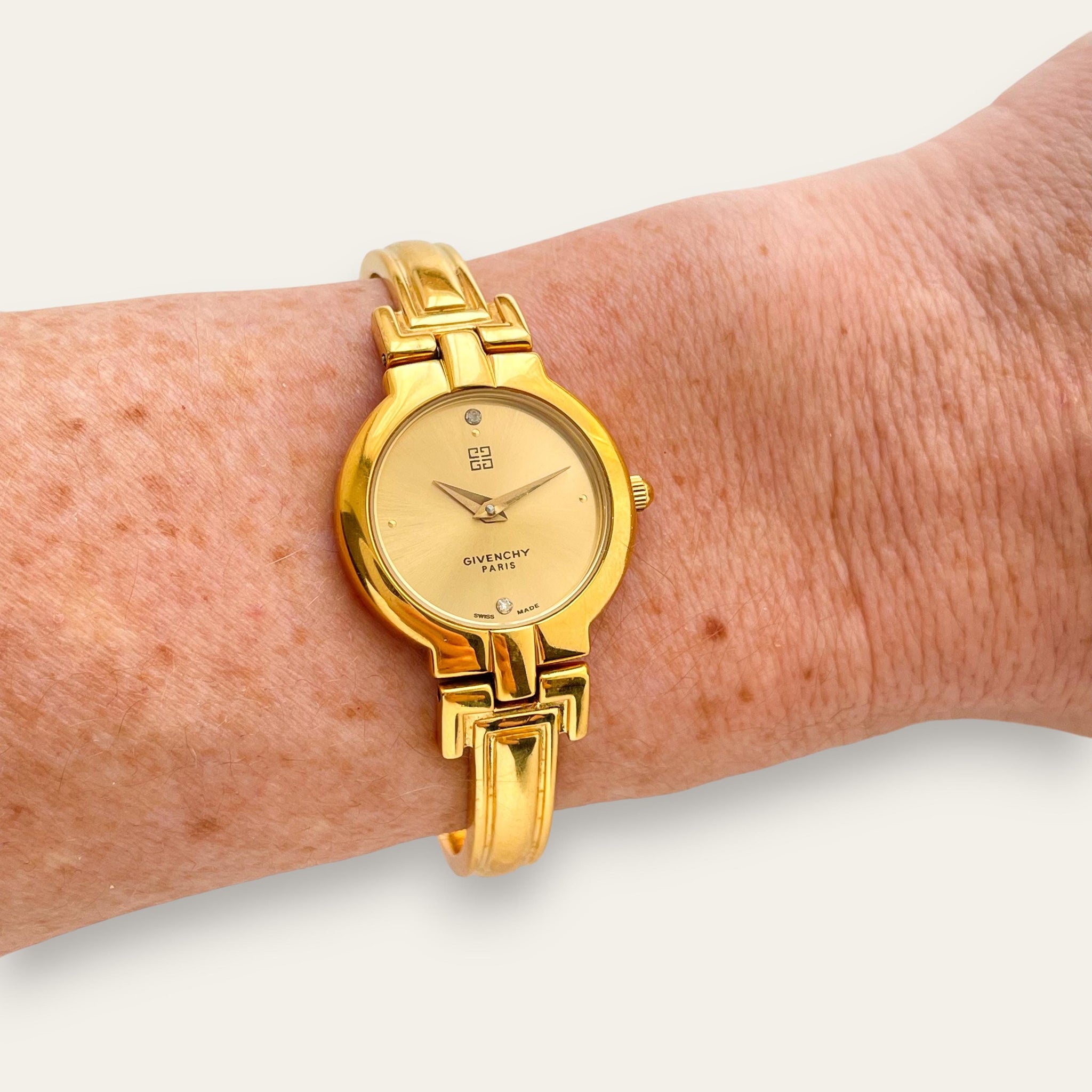 Vintage 90s Givenchy Millesime Gold-Plated Quartz Watch – Finchley