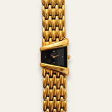 Load image into Gallery viewer, Vintage 90s Gold-Plated Seiko Asymmetrical Quartz Watch - Black Dial
