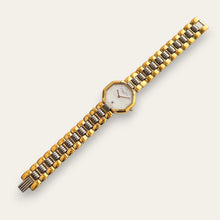 Load image into Gallery viewer, Vintage Two-Tone Christian Dior Ladies' Quartz Watch - White Octagon
