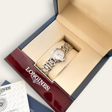 Load image into Gallery viewer, Ladies' Pre-Owned Longines 'Primaluna' Steel Quartz Watch - Full Set

