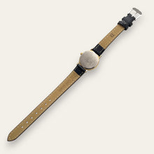 Load image into Gallery viewer, Vintage Accurist Moon Phase Quartz Watch - Black Leather Strap
