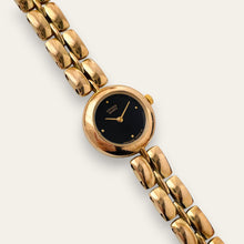 Load image into Gallery viewer, Gold-Plated Ladies' Citizen Quartz Watch - Black Round Dial
