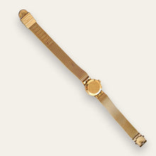 Load image into Gallery viewer, Vintage Gold-Filled Omega Ladymatic Mechanical Watch - Faceted Glass, Integrated Bracelet
