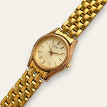 Load image into Gallery viewer, Vintage Ladies' Gold-Plated Seiko Quartz Watch
