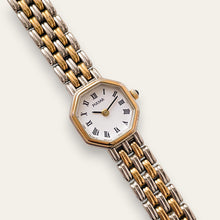 Load image into Gallery viewer, Vintage Ladies' Pulsar (by Seiko) Two-Tone Quartz Watch - Octagon Dial

