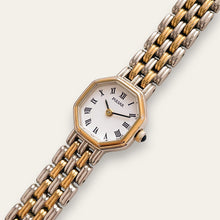 Load image into Gallery viewer, Vintage Ladies' Pulsar (by Seiko) Two-Tone Quartz Watch - Octagon Dial
