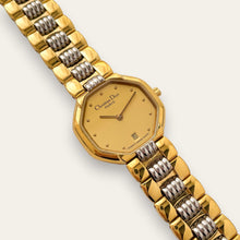 Load image into Gallery viewer, Vintage Two-Tone Christian Dior Ladies' Quartz Watch - Octagon Dial
