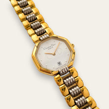 Load image into Gallery viewer, Vintage Two-Tone Christian Dior Ladies' Quartz Watch - White Octagon
