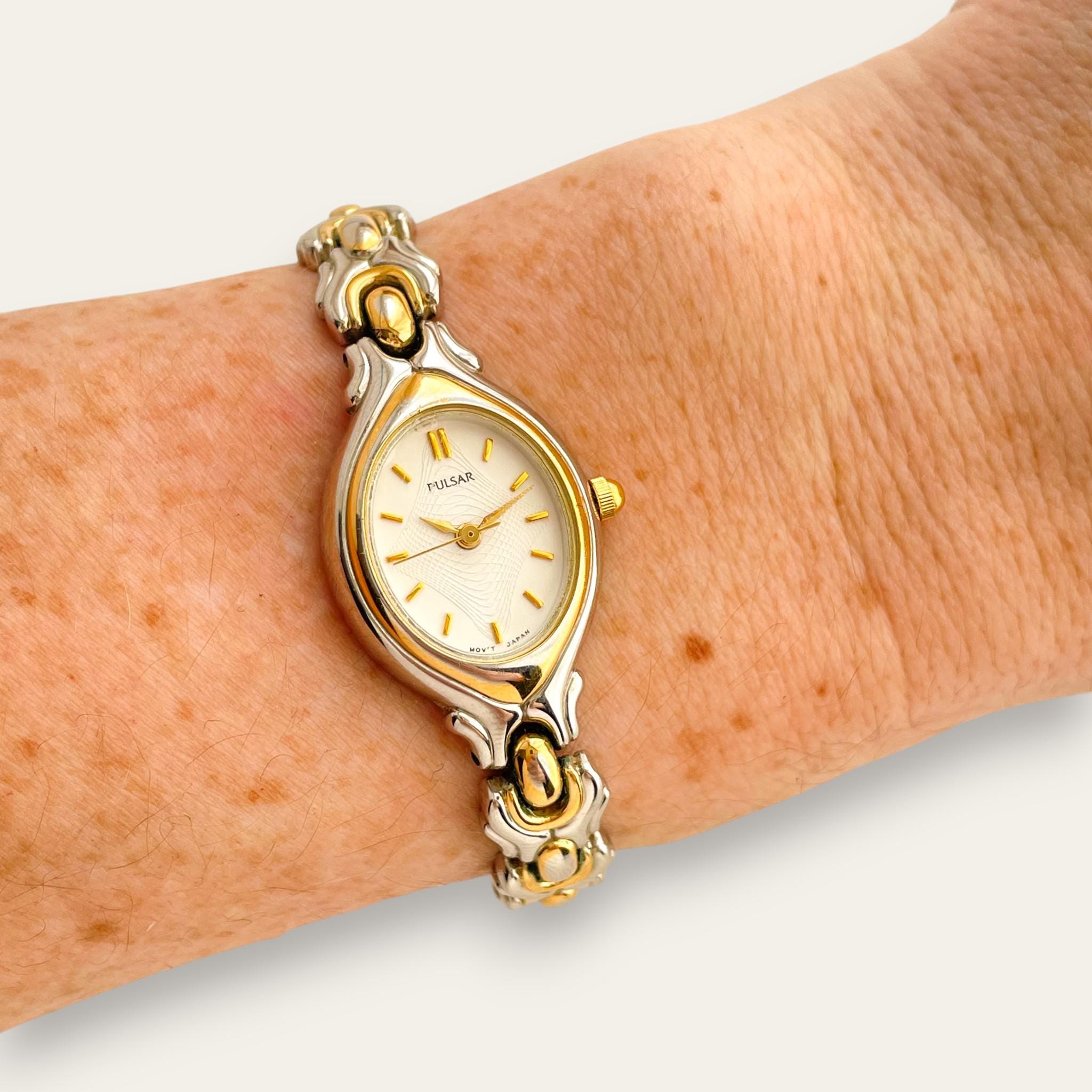 Vintage Ladies' Pulsar (by Seiko) Two-Tone Quartz Watch – Finchley