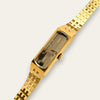 Vintage 1979 Gold-Plated Ladies' Seiko Mechanical Watch with Faceted Glass