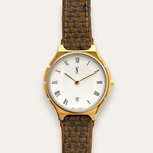 Load image into Gallery viewer, Vintage 1990s Yves Saint Laurent Quartz Watch - Woven Strap
