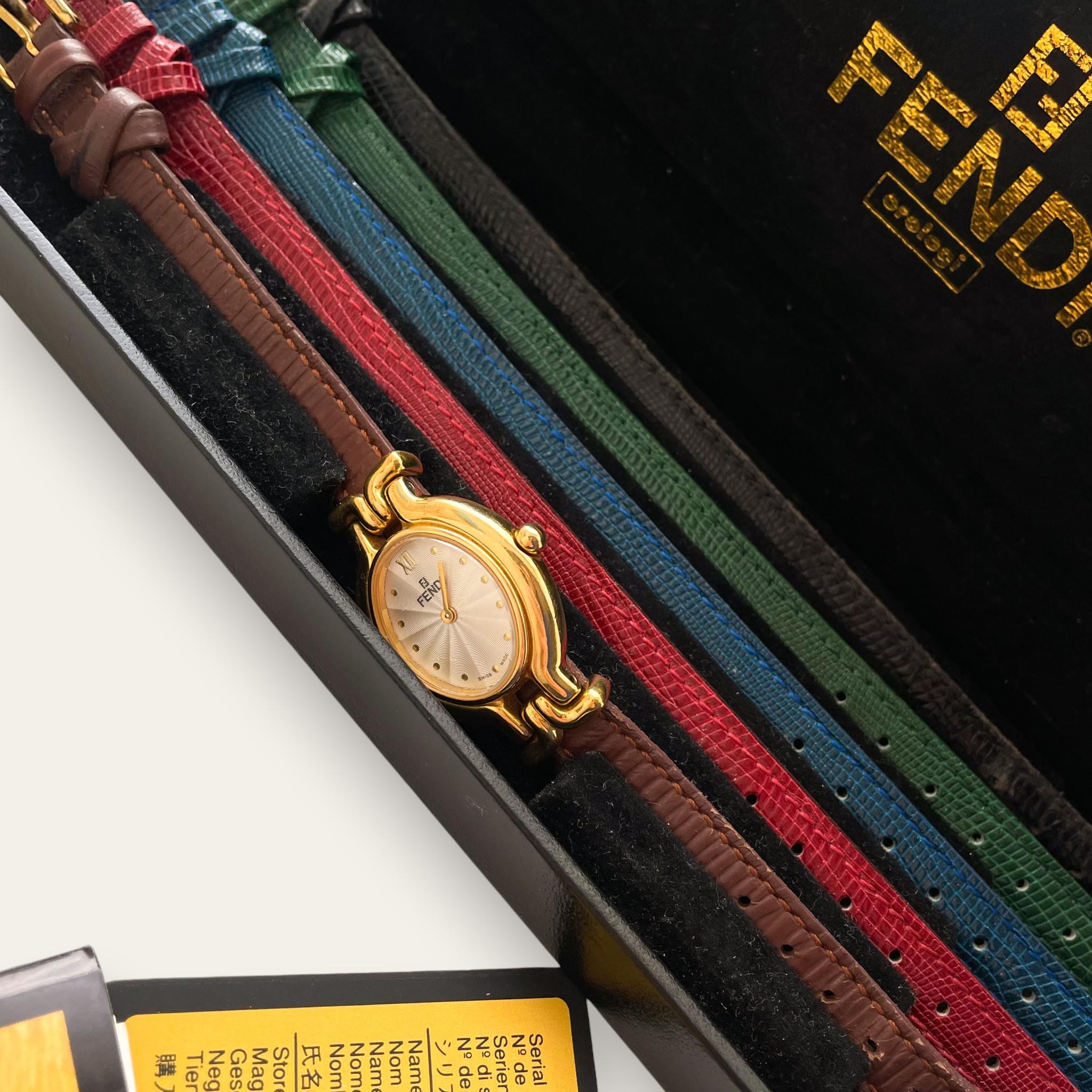 【値下げ】フェンディ 640L ヴィンテージ アンティーク クォーツ フェンディ チェンジベルト 640L | 東京銀座のヴィンテージウォッチ