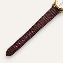 Load image into Gallery viewer, Vintage Constant Sun &amp; Moon Quartz Watch - Black Leather Strap
