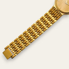 Load image into Gallery viewer, Gold-Plated Men's / Unisex Seiko Quartz Watch - Round Dial
