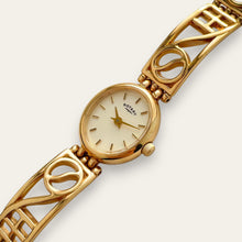 Load image into Gallery viewer, Ladies' Rotary Quartz Watch With Gold-Tone Bracelet and Oval Dial
