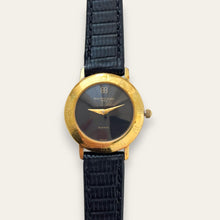 Load image into Gallery viewer, Balenciaga Ladies’ Quartz Watch – Gold-Plated with Leather Strap
