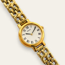 Load image into Gallery viewer, Rare Vintage Gold-Plated Ladies' Seiko Quartz Watch - Roman Numerals
