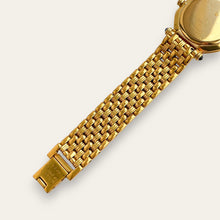 Load image into Gallery viewer, Vintage Christian Dior D64 151 — 1990s Faceted Glass Watch, Navy Dial, Quartz
