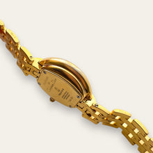 Load image into Gallery viewer, Vintage Christian Dior Bagheera Watch — 1990s Crystal-Set, Gold-Tone, Quartz
