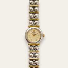 Load image into Gallery viewer, Tiny Vintage Two-Tone Ladies' Seiko Beaded Quartz Watch
