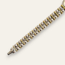 Load image into Gallery viewer, Tiny Vintage Two-Tone Ladies' Seiko Beaded Quartz Watch
