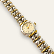 Load image into Gallery viewer, Tiny Vintage Two-Tone Ladies' Seiko Beaded Quartz Watch
