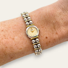 Load image into Gallery viewer, Tiny Vintage Two-Tone Ladies' Seiko Beaded Quartz Watch
